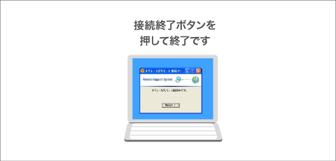 ��³��λ�ܥ���򲡤��ƽ�λ�Ǥ�